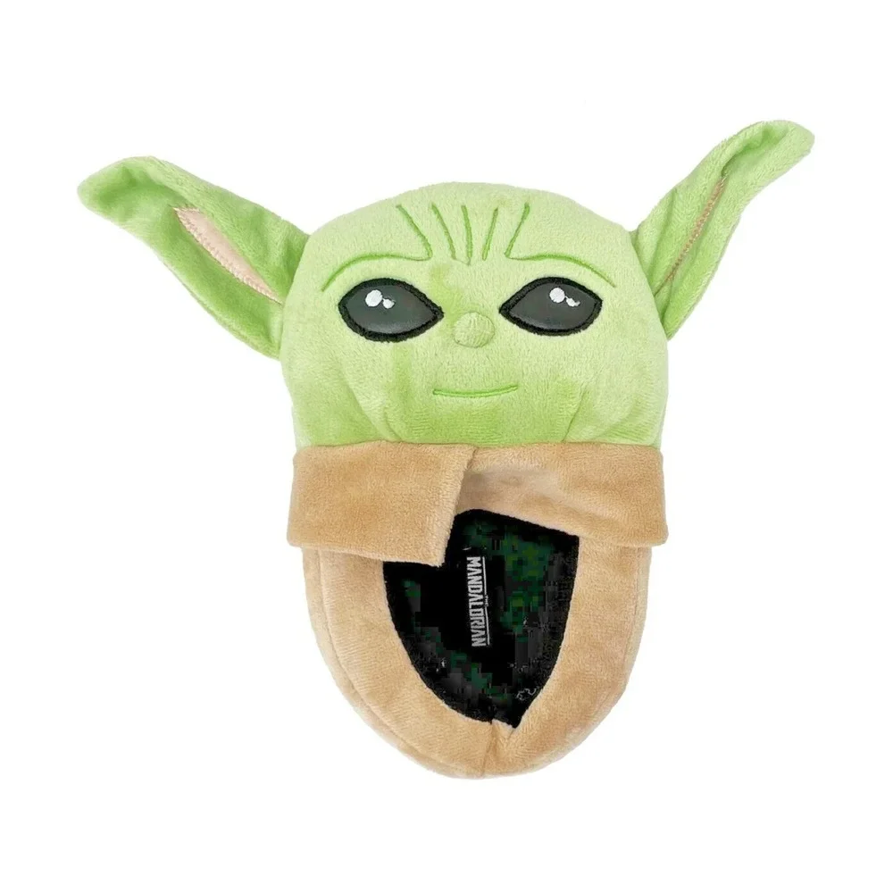 Star Wars Mandalorian Grogu Boys Slippers Size 7/8 Full Body Baby Yoda